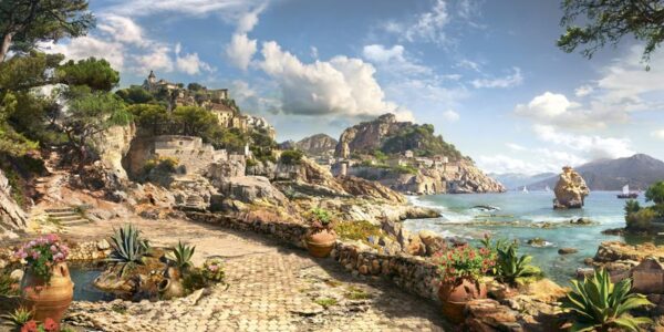 Peinture murale Bord de mer