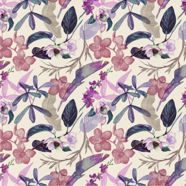 Sticker mural Fleurs tropicales