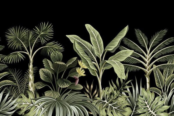 Sticker mural Arbres Tropicaux