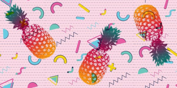 Poster XXL Trois Ananas