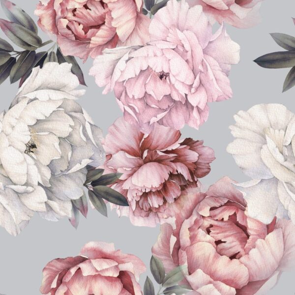 Sticker mural Pivoines sombres