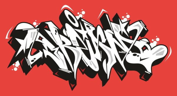 Sticker mural Abstrait Graffiti