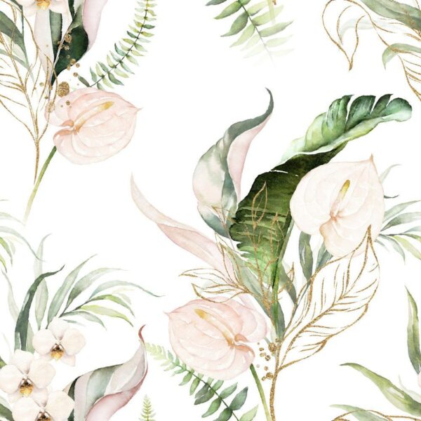 Peinture murale Fleurs d'Anthurium