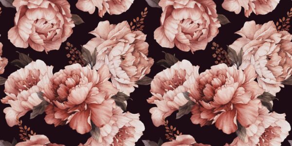 Sticker mural Fleurs de pivoine