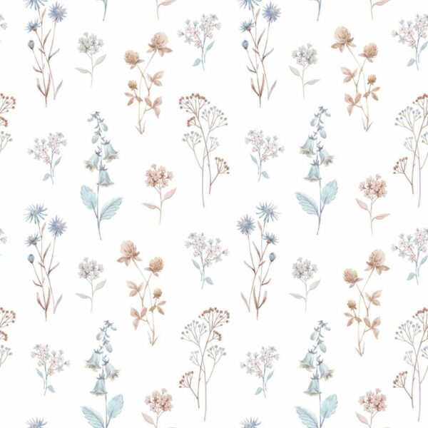 Peinture murale Petites fleurs