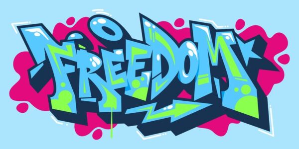 Poster XXL Liberté bleue