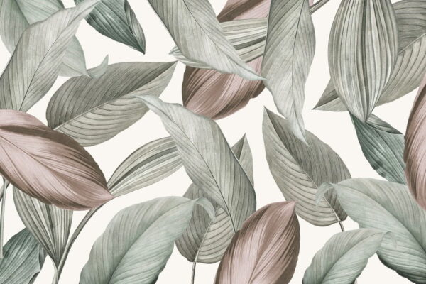 Poster XXL Palmier rose