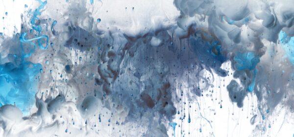 Peinture murale Bleu Acrylique