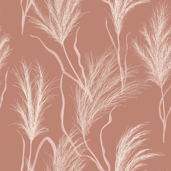 Peinture murale Herbe blanche