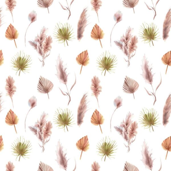 Peinture murale Petites feuilles