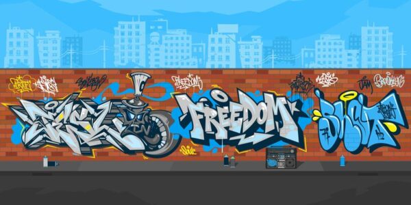 Peinture murale Mur graffiti