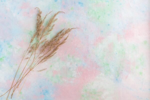 Peinture murale Herbe pastel