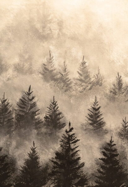 Peinture murale Forêt de Pétrole