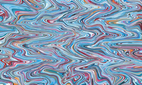 Peinture murale Couleur des vagues