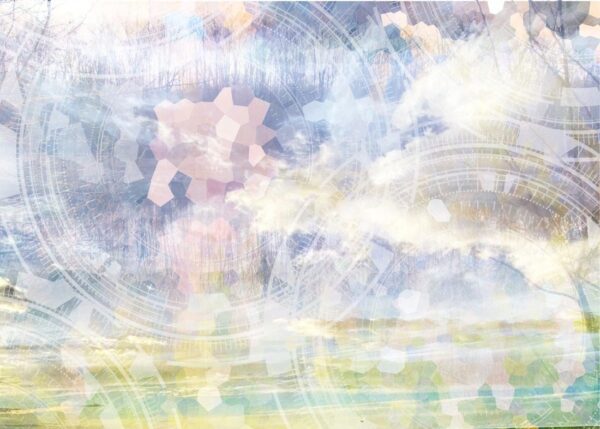Peinture murale Paysage temporel