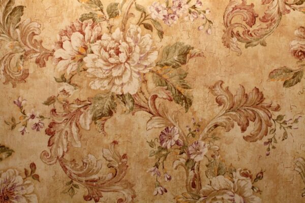 Peinture murale Pivoines et Roses