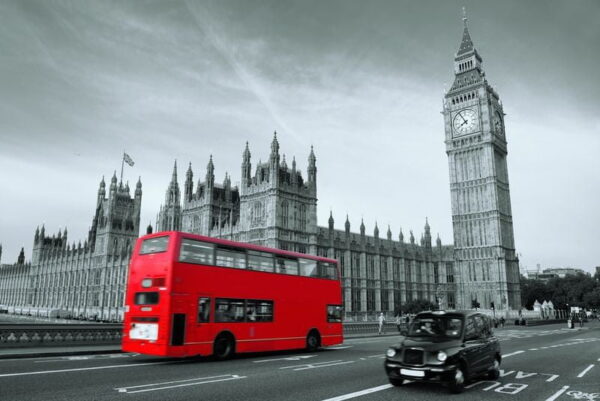 Poster XXL Bus londonien