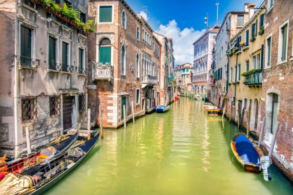 Peinture murale Canal à Venise
