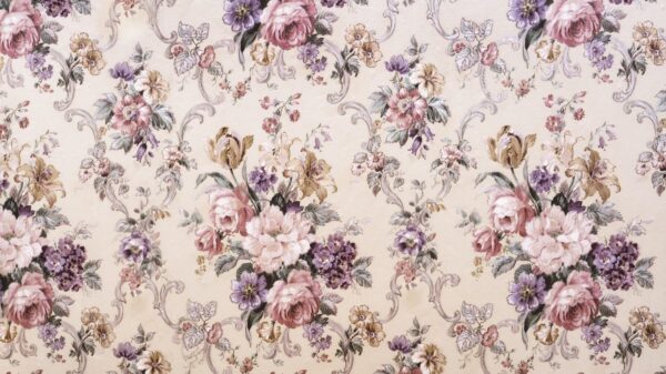 Peinture murale Bouquets peints