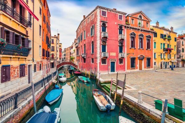 Peinture murale Matin Venise