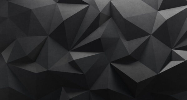 Sticker mural Origami Noir