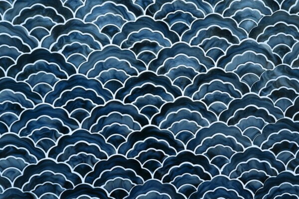 Peinture murale Vagues japonaises