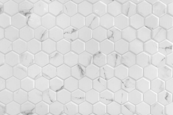 Peinture murale Hexagonal Blanc