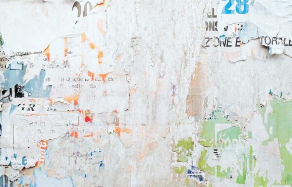 Peinture murale Affiche blanche