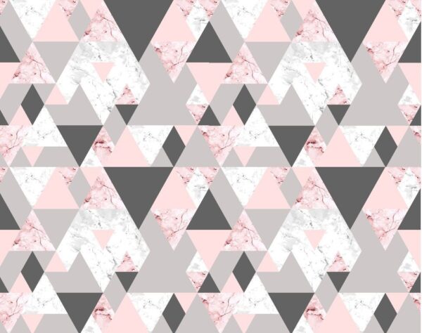 Peinture murale Triangles gris