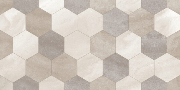 Peinture murale Motif Hexagonal