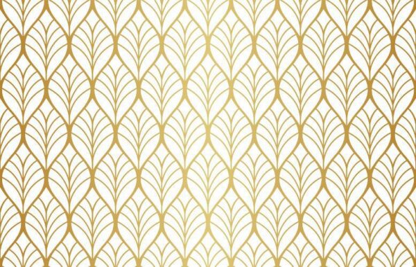 Peinture murale Feuilles d'or
