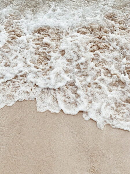 Peinture murale Sable et Mer