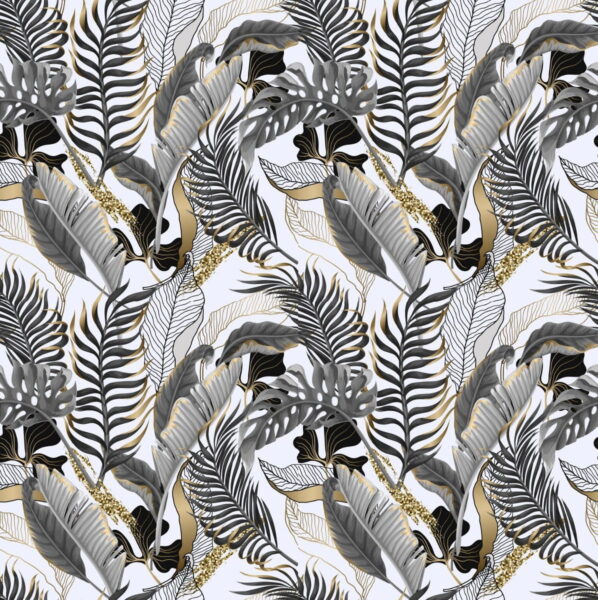 Poster XXL Palmier gris