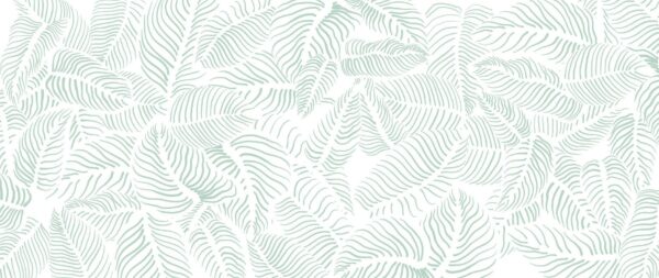 Peinture murale Motif de feuilles