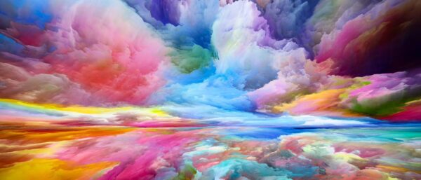 Peinture murale Couleurs du ciel