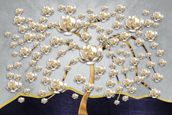 Sticker mural Arbre de fleurs