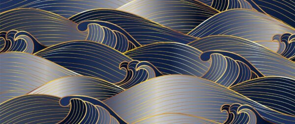 Peinture murale Douces Vagues