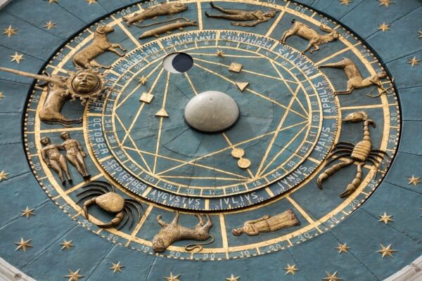 Peinture murale Horloge