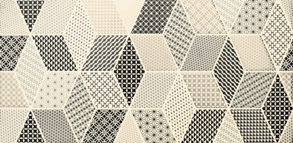 Peinture murale Mosaïque de diamants