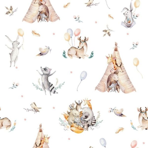 Peinture murale Animaux mignons