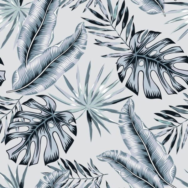 Sticker mural Feuilles tropicales