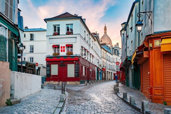 Papier peint Montmartre parisien