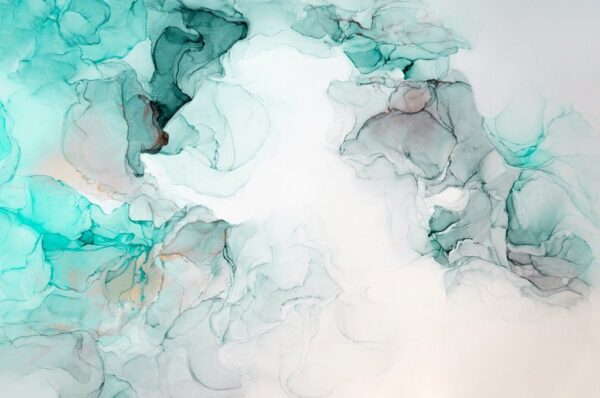 Peinture murale Marbre bleu-gris