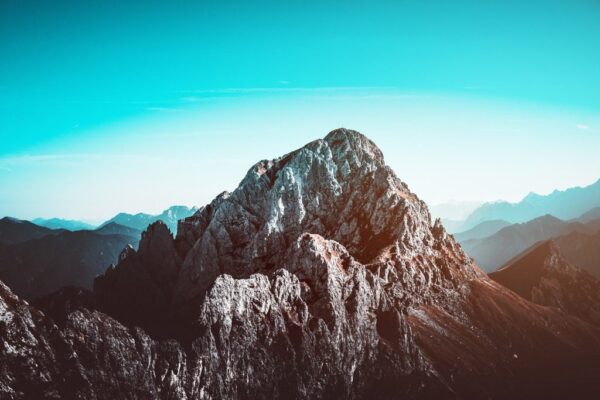 Peinture murale Paysage de montagne