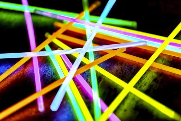 Peinture murale Baguettes multicolores