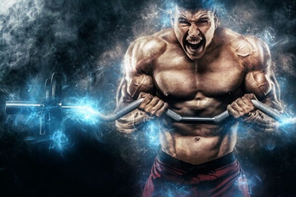 Poster XXL Bodybuilder athlétique