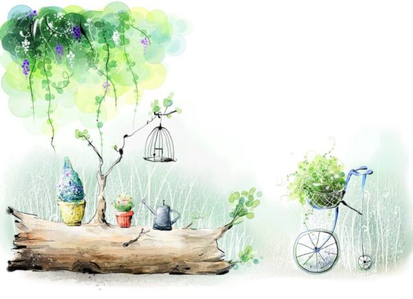 Poster XXL Jardin magique