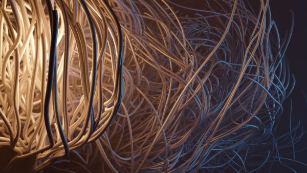 Papier peint abstrait 3D Concept