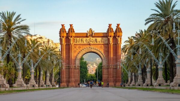 Papier peint Arc de Triomphe à Barcelone