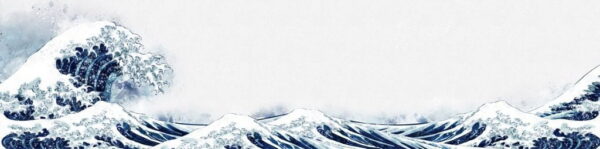 Peinture murale Vague de la mer